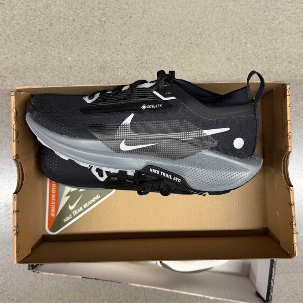 Nike Black and Gray Gore-Tex Sneakers